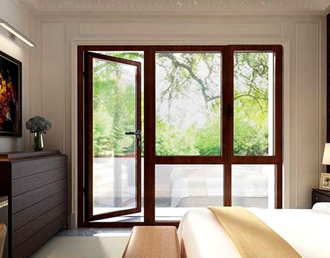 臥室65、70平開門窗